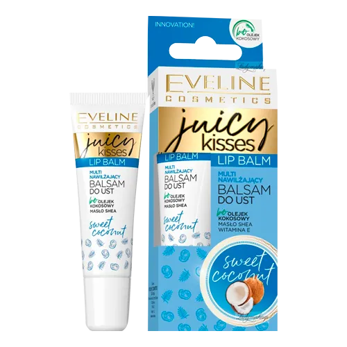 Eveline Juicy Kisses Sweet Coconut Lip Balm 12ml