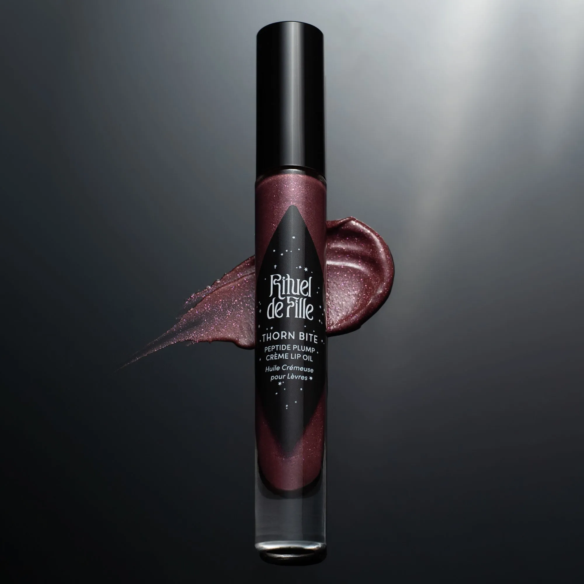 Thorn Bite Peptide Plump Crème Lip Oil: Night Rose